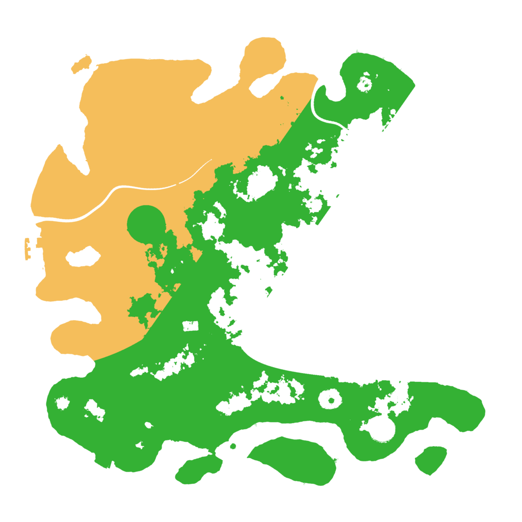 Biome Rust Map: Procedural Map, Size: 3600, Seed: 12352