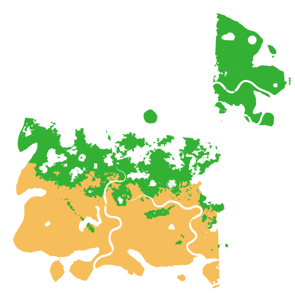 Biome Rust Map: Procedural Map, Size: 6000, Seed: 121212