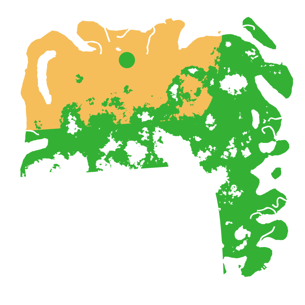 Biome Rust Map: Procedural Map, Size: 5000, Seed: 1246