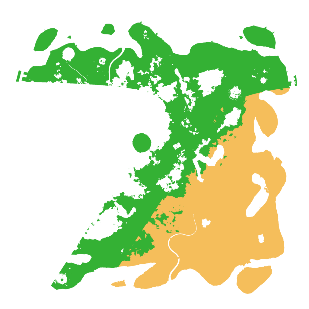 Biome Rust Map: Procedural Map, Size: 4500, Seed: 999966565