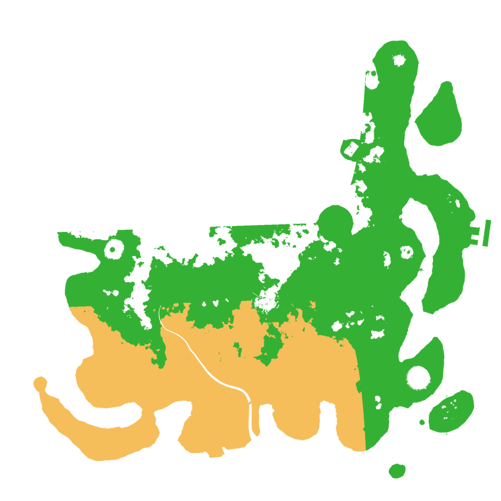 Biome Rust Map: Procedural Map, Size: 3800, Seed: 20240216