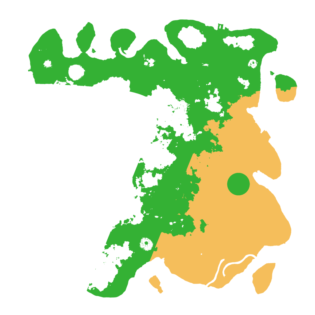 Biome Rust Map: Procedural Map, Size: 3700, Seed: 522746088