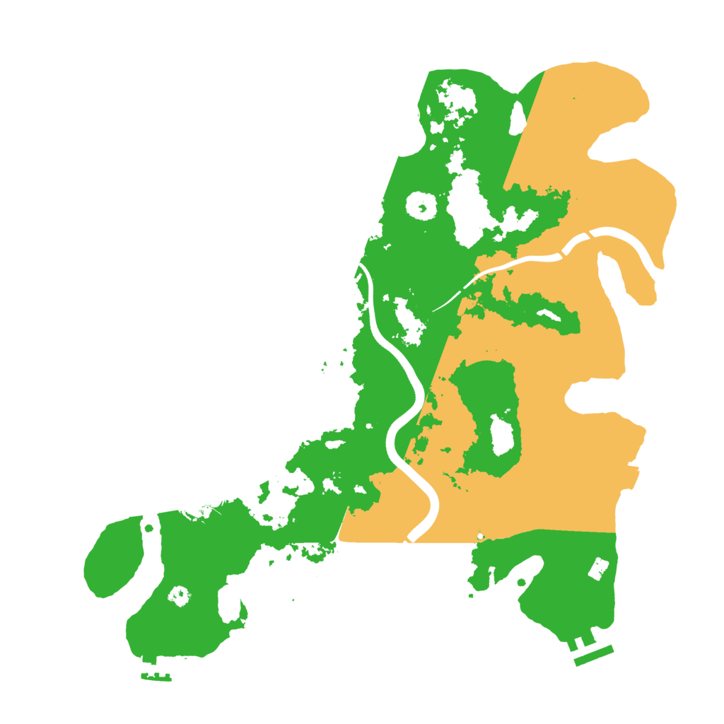 Biome Rust Map: Procedural Map, Size: 3600, Seed: 109022023