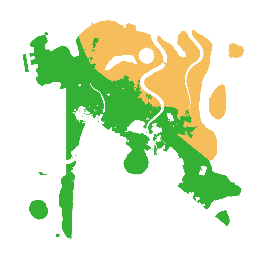 Biome Rust Map: Procedural Map, Size: 3000, Seed: 585684380