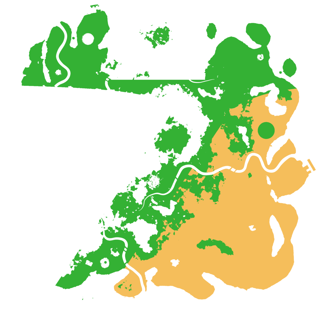 Biome Rust Map: Procedural Map, Size: 5000, Seed: 2029175676