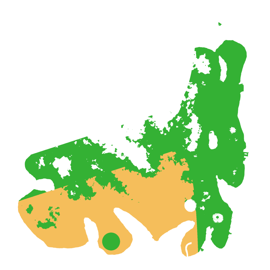 Biome Rust Map: Procedural Map, Size: 4000, Seed: 1008282808