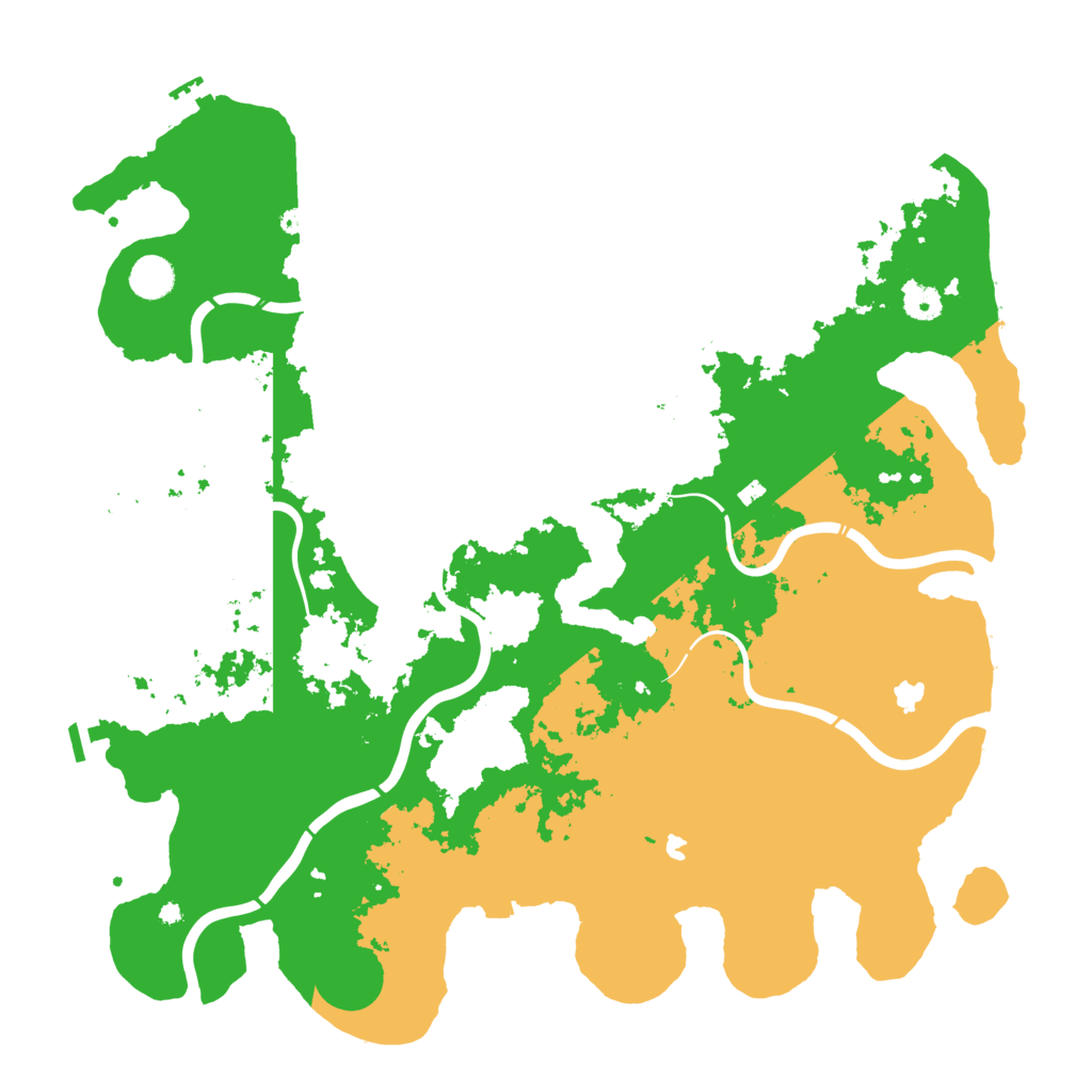 Biome Rust Map: Procedural Map, Size: 4500, Seed: 1547345087
