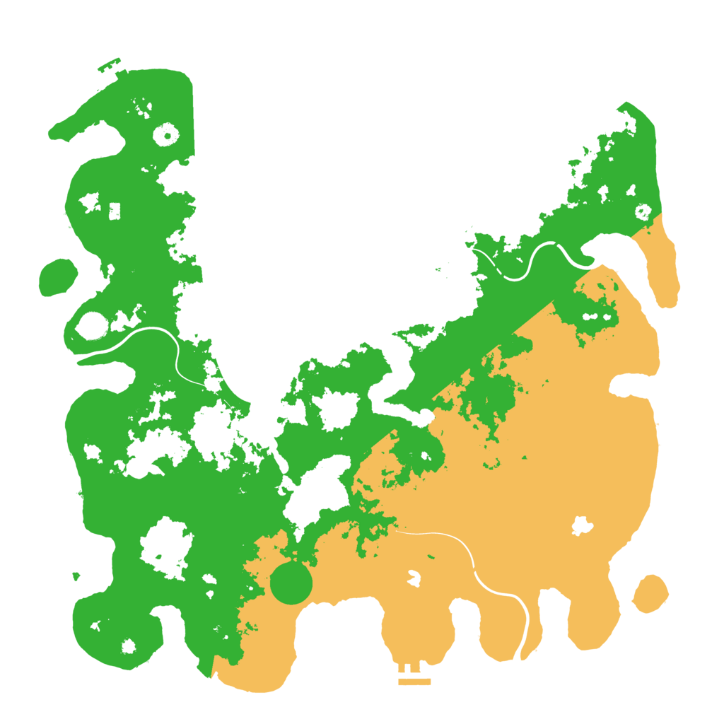 Biome Rust Map: Procedural Map, Size: 4500, Seed: 1547345087