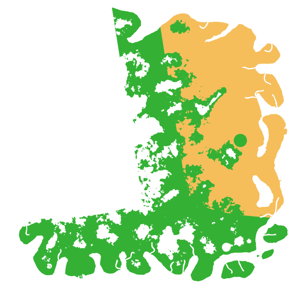 Biome Rust Map: Procedural Map, Size: 6000, Seed: 122430389