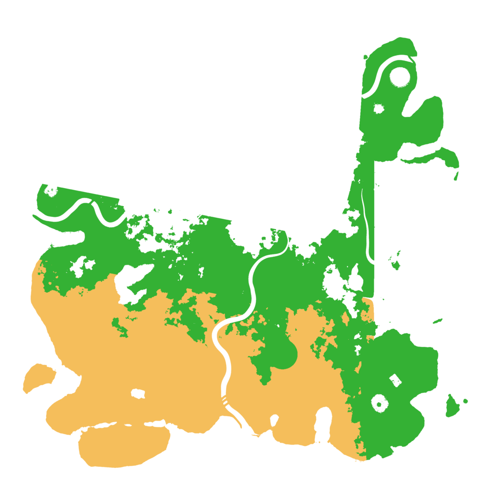 Biome Rust Map: Procedural Map, Size: 4400, Seed: 4619908