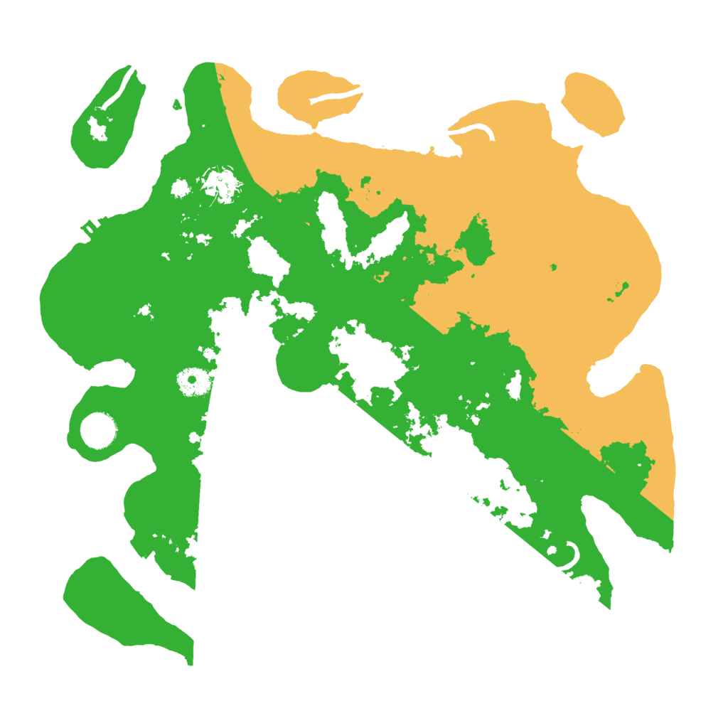 Biome Rust Map: Procedural Map, Size: 3550, Seed: 85279747