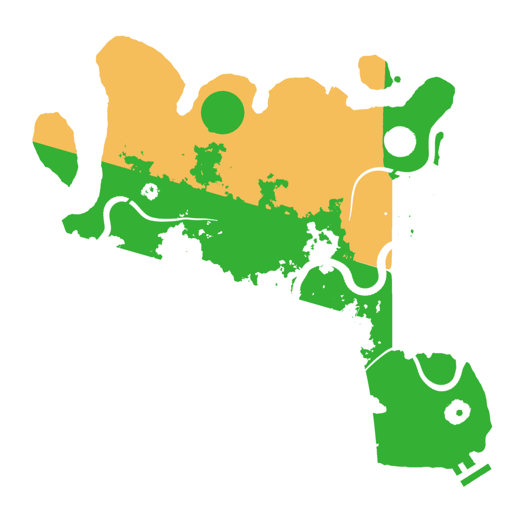 Biome Rust Map: Procedural Map, Size: 3199, Seed: 2147483647