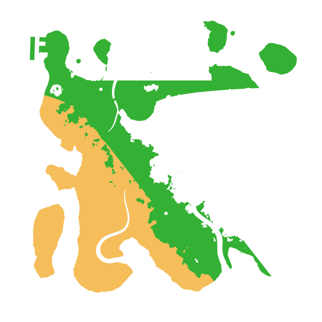 Biome Rust Map: Procedural Map, Size: 2800, Seed: 229459967
