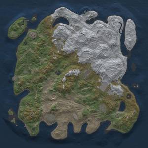 Thumbnail Rust Map: Procedural Map, Size: 4250, Seed: 1936461790, 18 Monuments