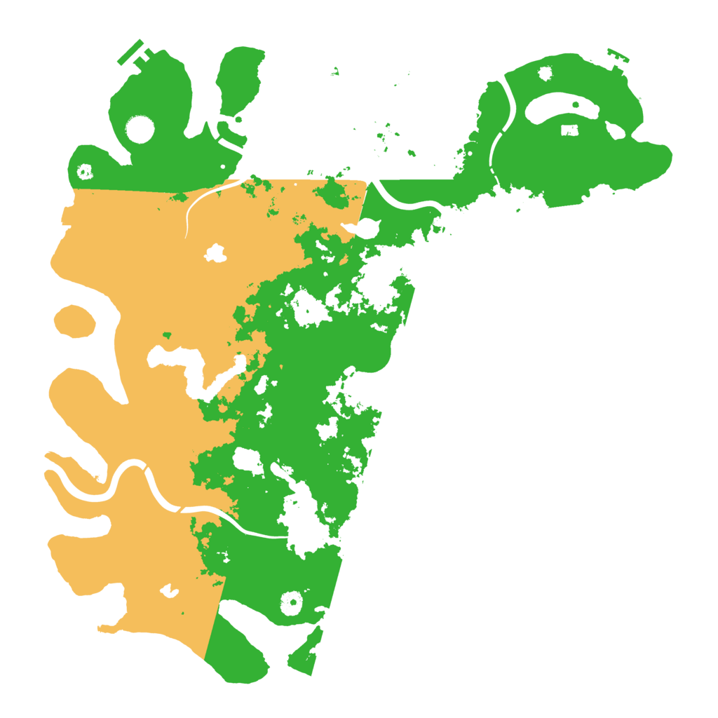 Biome Rust Map: Procedural Map, Size: 4500, Seed: 794472941