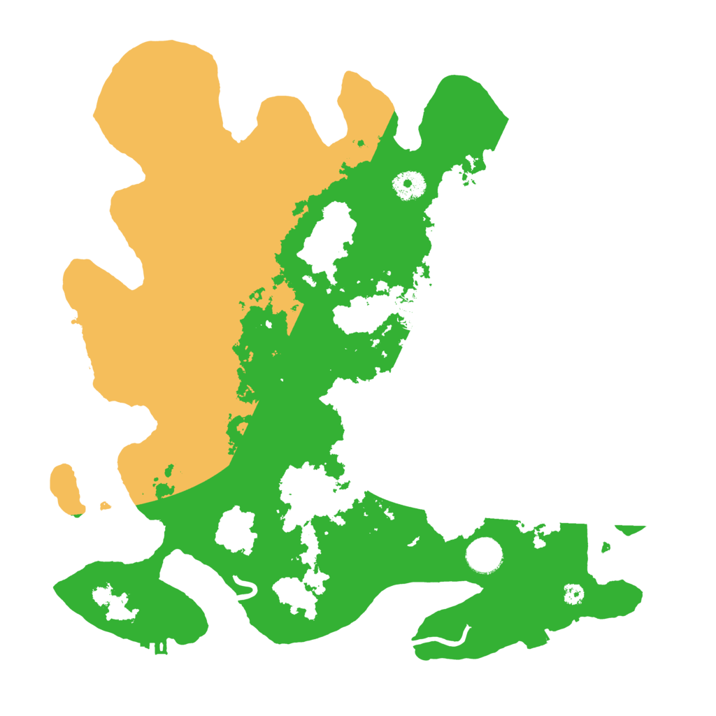 Biome Rust Map: Procedural Map, Size: 3500, Seed: 63641