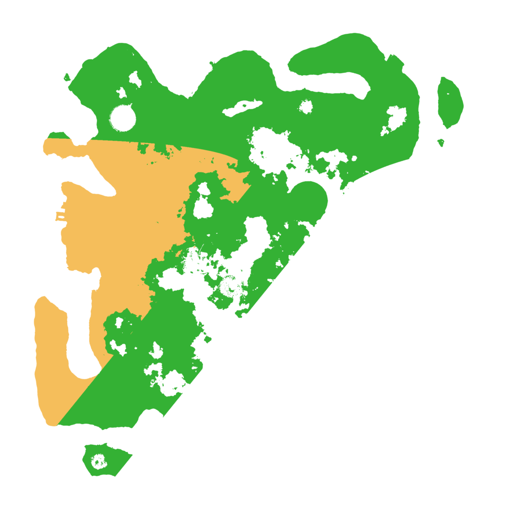 Biome Rust Map: Procedural Map, Size: 3500, Seed: 208885432