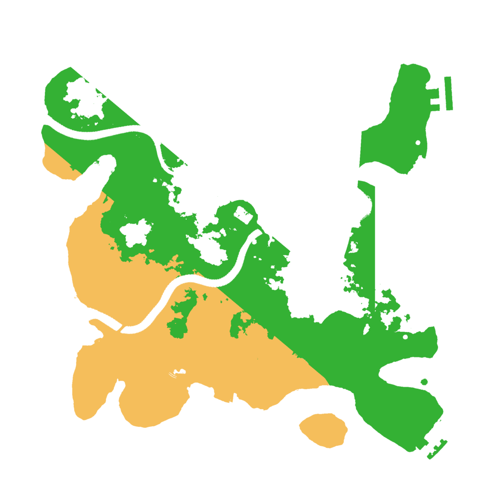 Biome Rust Map: Procedural Map, Size: 3000, Seed: 747223