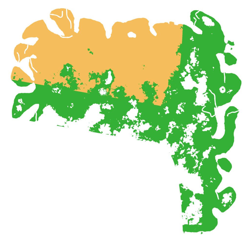 Biome Rust Map: Procedural Map, Size: 6000, Seed: 1421770623