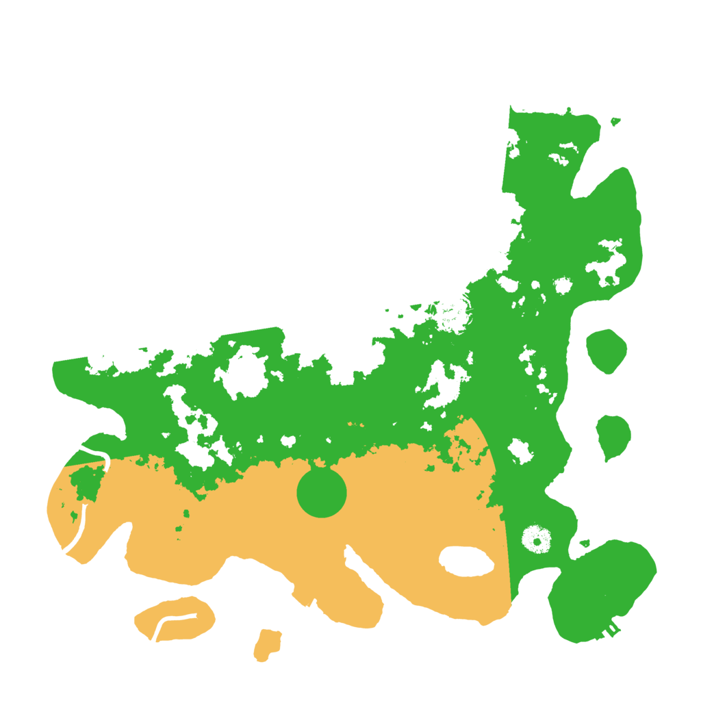 Biome Rust Map: Procedural Map, Size: 3700, Seed: 1939922977