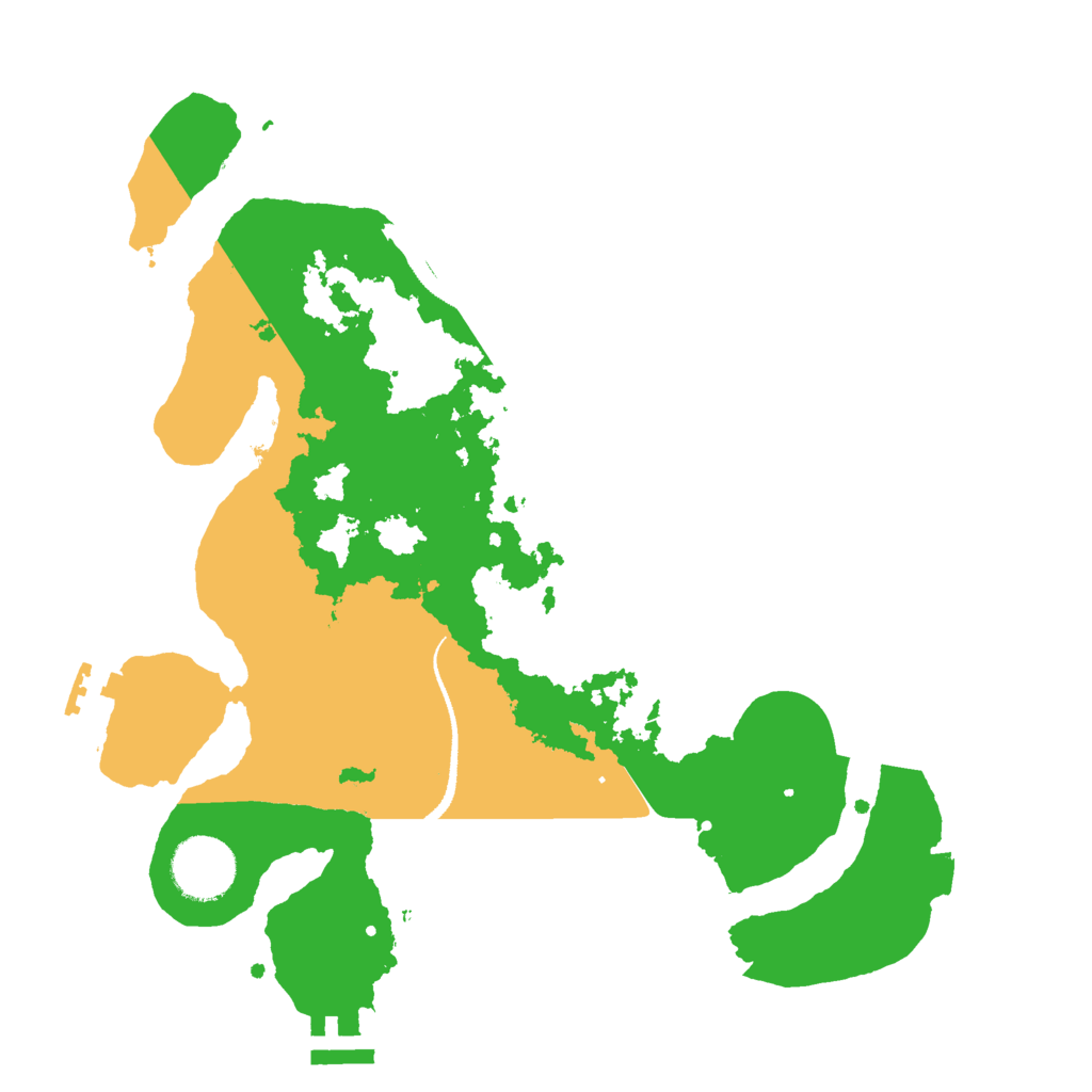 Biome Rust Map: Procedural Map, Size: 3000, Seed: 427004658