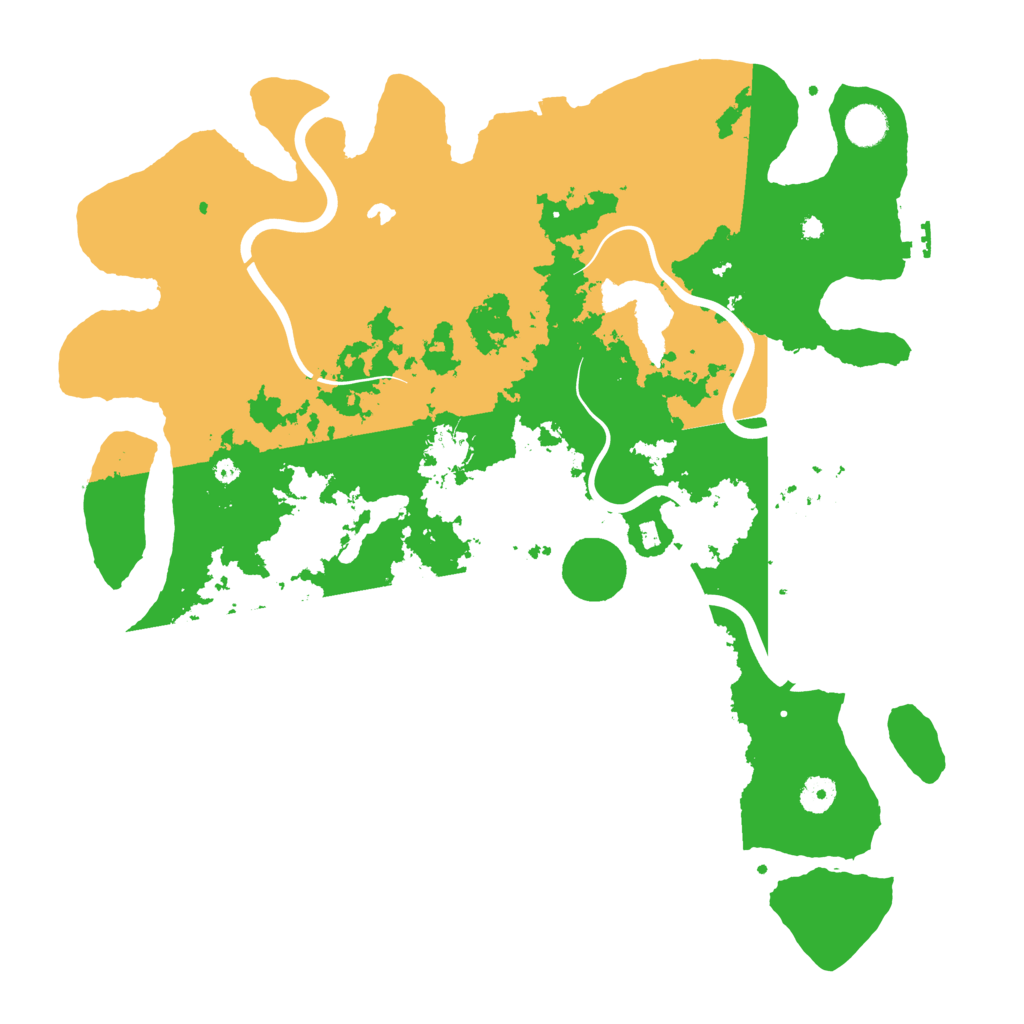Biome Rust Map: Procedural Map, Size: 4250, Seed: 6584