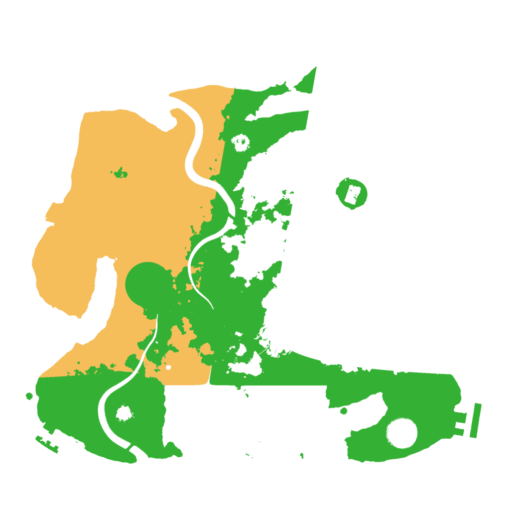Biome Rust Map: Procedural Map, Size: 3000, Seed: 1730628596