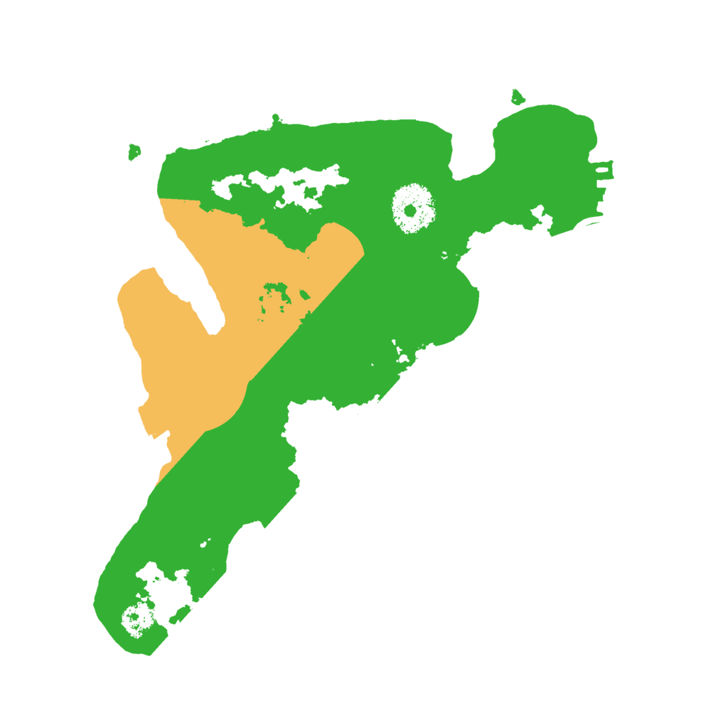Biome Rust Map: Procedural Map, Size: 2400, Seed: 430260898