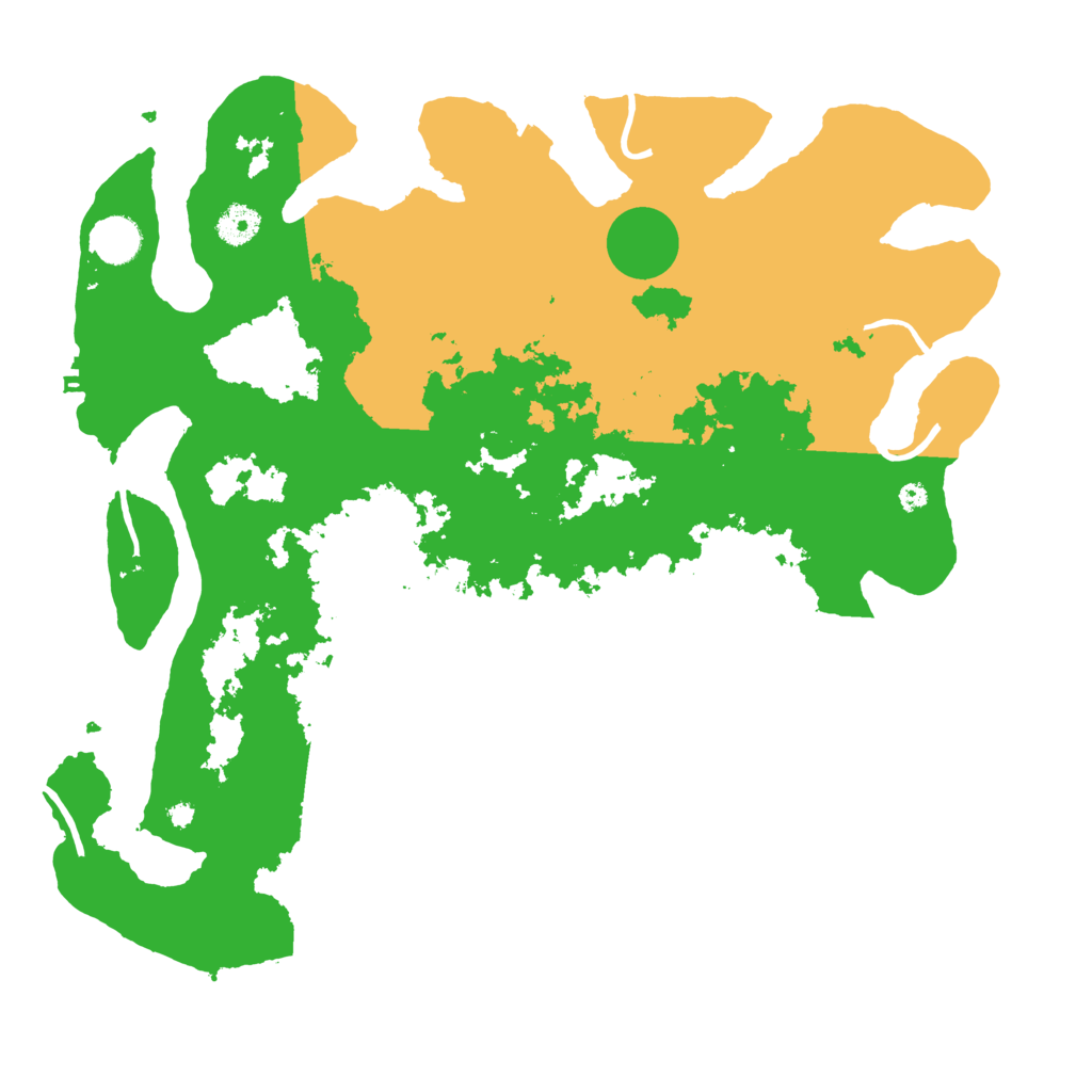 Biome Rust Map: Procedural Map, Size: 4000, Seed: 3533345