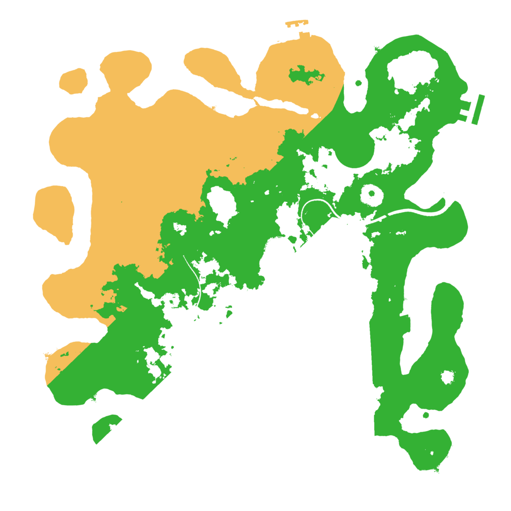 Biome Rust Map: Procedural Map, Size: 3400, Seed: 27280331