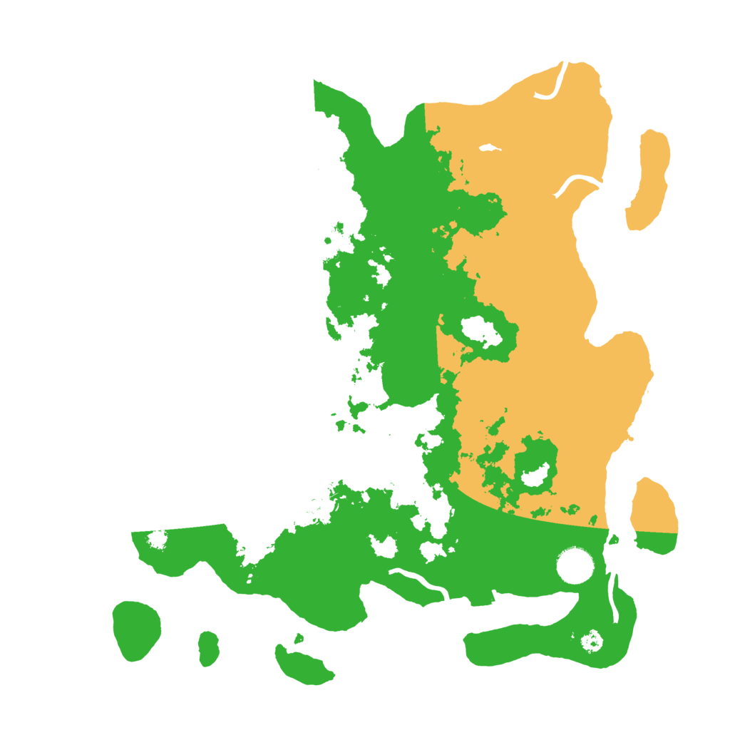 Biome Rust Map: Procedural Map, Size: 3500, Seed: 5124212