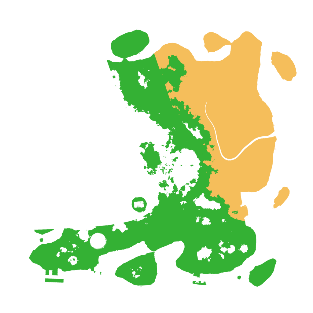 Biome Rust Map: Procedural Map, Size: 3450, Seed: 90846108