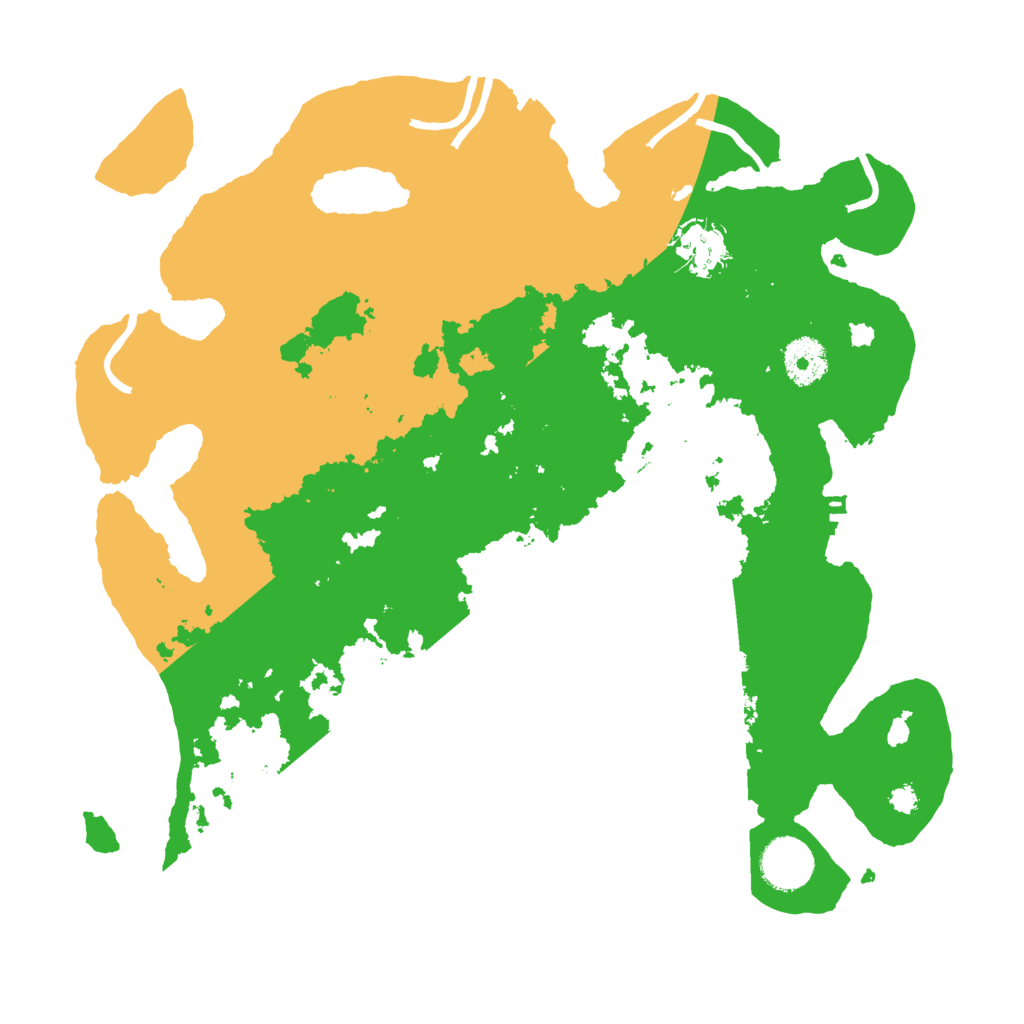 Biome Rust Map: Procedural Map, Size: 3400, Seed: 14181153