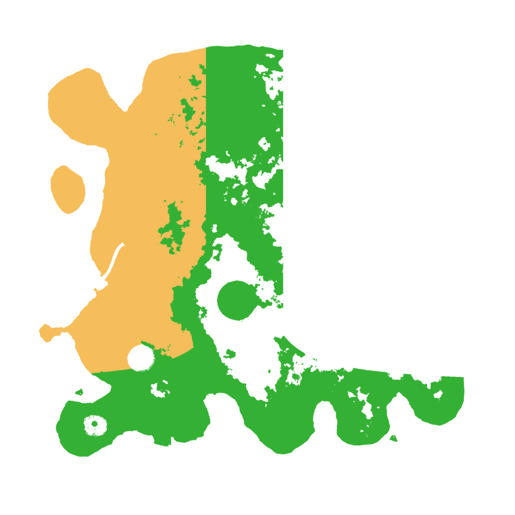 Biome Rust Map: Procedural Map, Size: 3500, Seed: 70494529