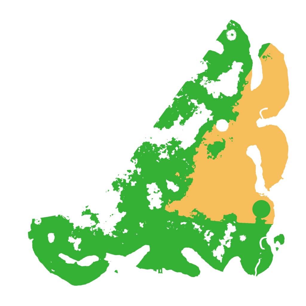 Biome Rust Map: Procedural Map, Size: 4500, Seed: 1209554150