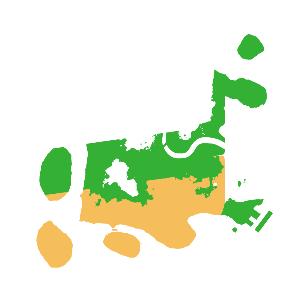 Biome Rust Map: Procedural Map, Size: 2500, Seed: 1221588223