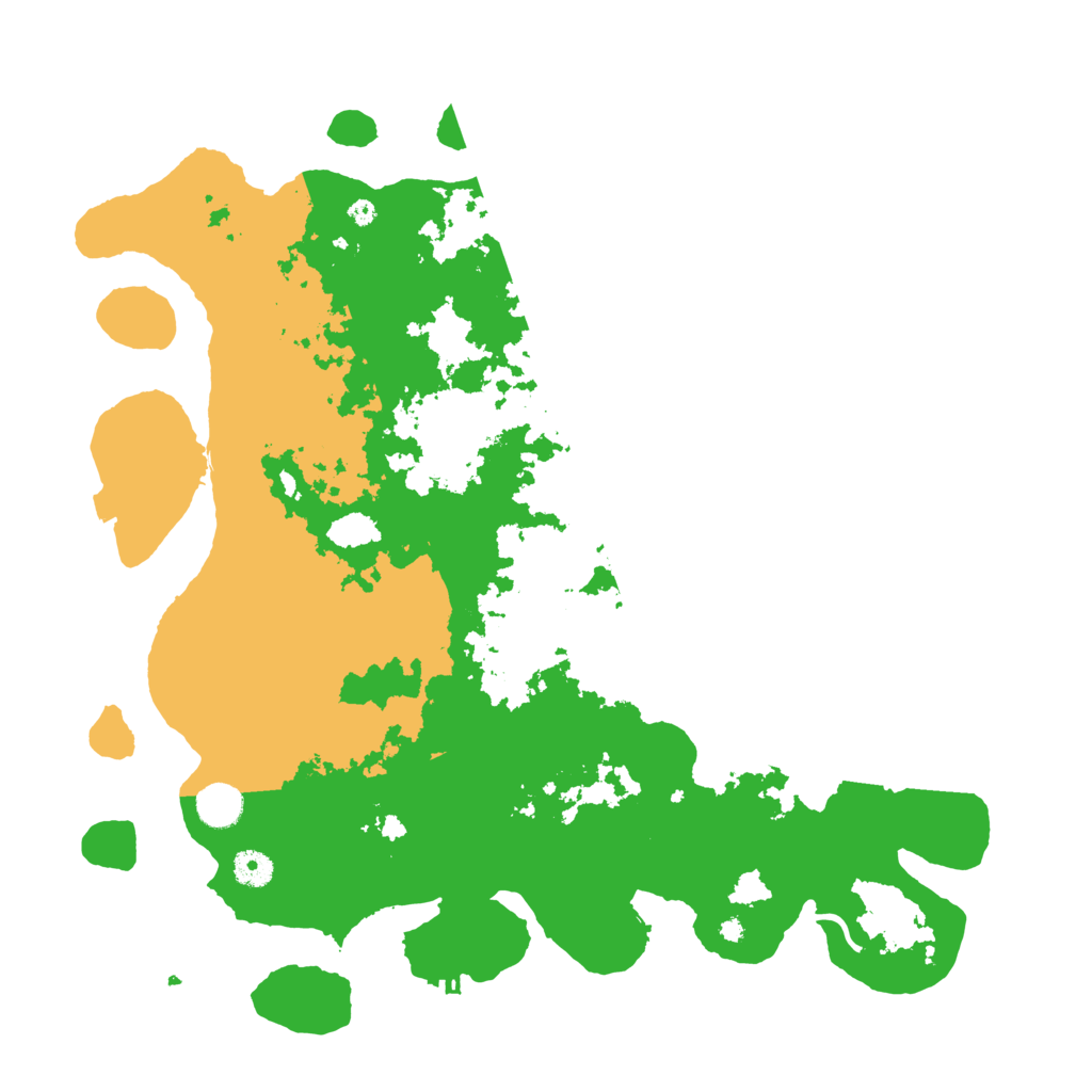 Biome Rust Map: Procedural Map, Size: 4300, Seed: 48193261