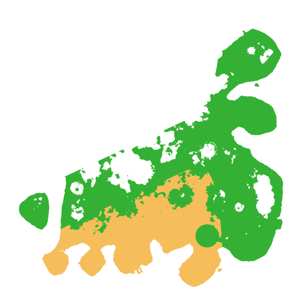 Biome Rust Map: Procedural Map, Size: 3500, Seed: 98758227