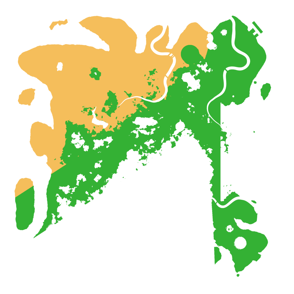 Biome Rust Map: Procedural Map, Size: 4250, Seed: 669514598