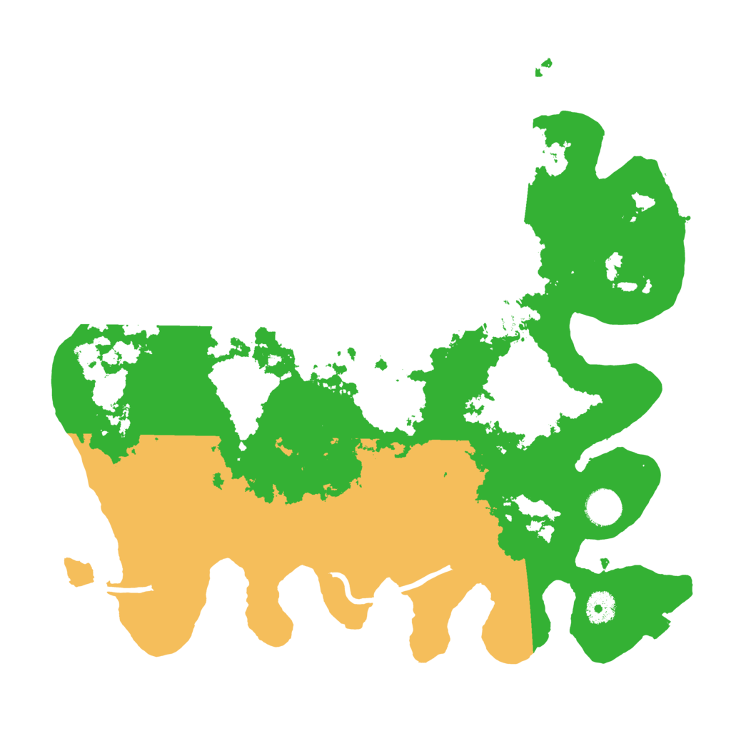 Biome Rust Map: Procedural Map, Size: 3550, Seed: 93490677