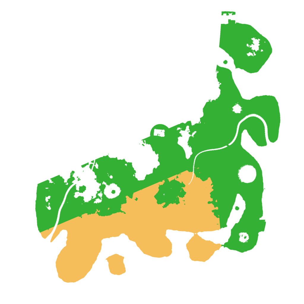 Biome Rust Map: Procedural Map, Size: 3000, Seed: 2094692226