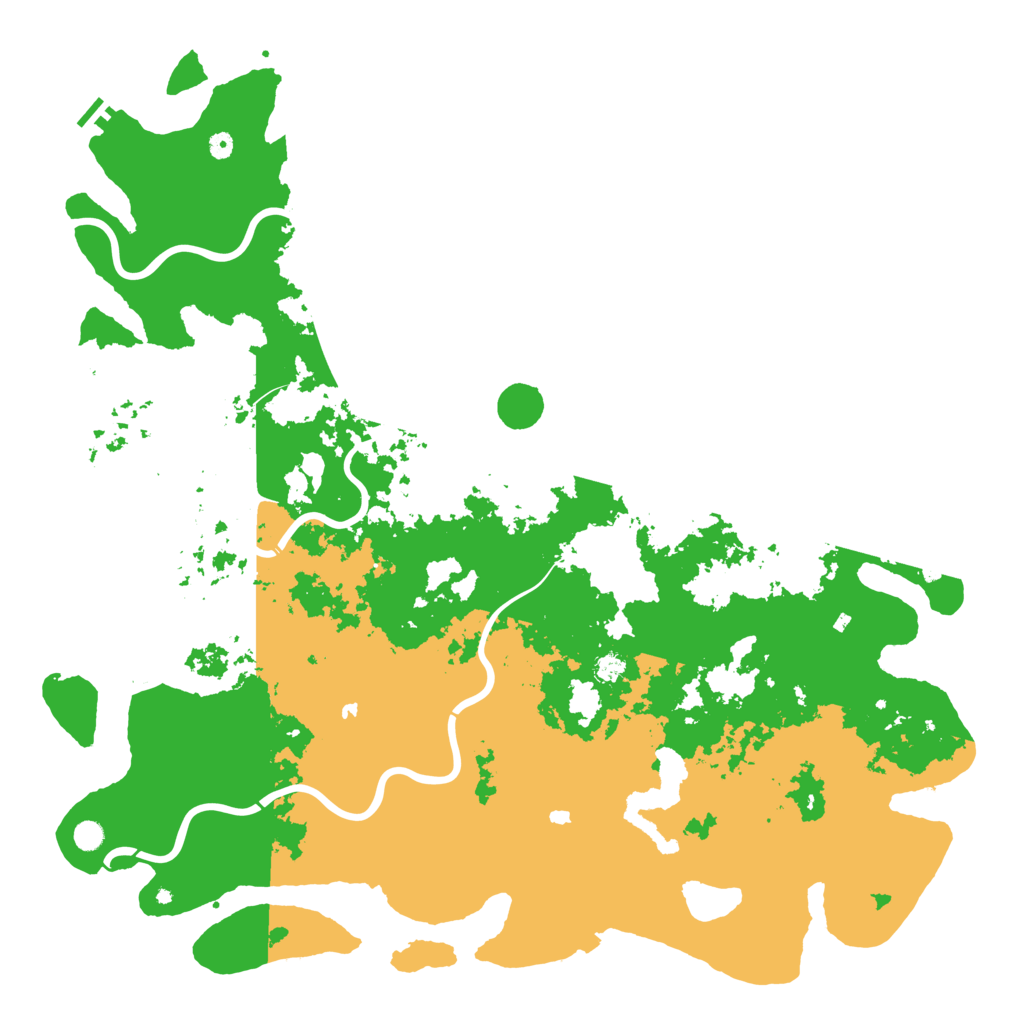 Biome Rust Map: Procedural Map, Size: 6000, Seed: 1365448302