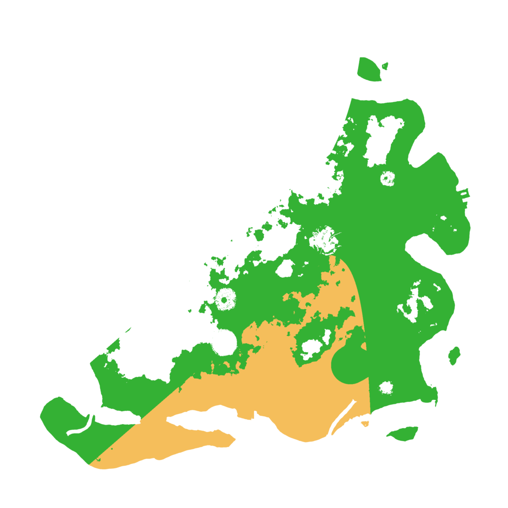 Biome Rust Map: Procedural Map, Size: 3500, Seed: 453422941