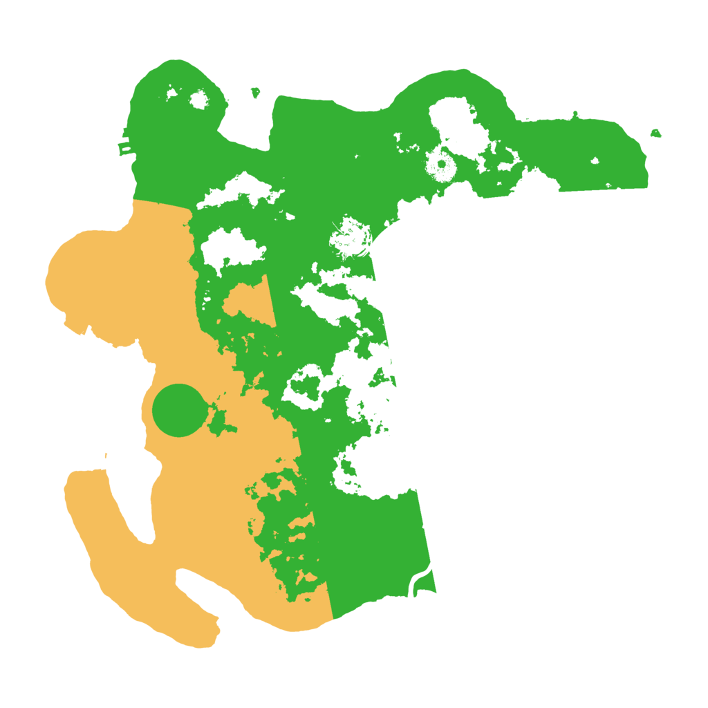 Biome Rust Map: Procedural Map, Size: 3500, Seed: 2063418803