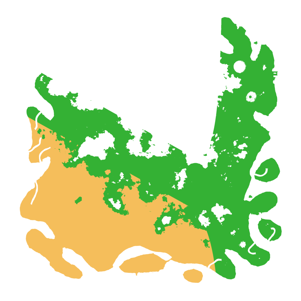 Biome Rust Map: Procedural Map, Size: 4400, Seed: 7868137