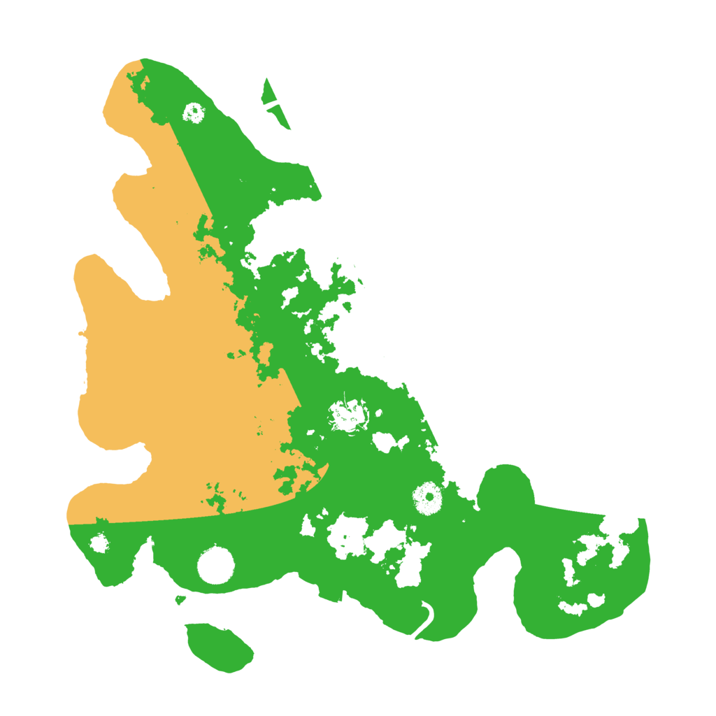 Biome Rust Map: Procedural Map, Size: 3500, Seed: 133769420