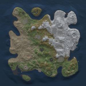 Thumbnail Rust Map: Procedural Map, Size: 3500, Seed: 133769420, 16 Monuments