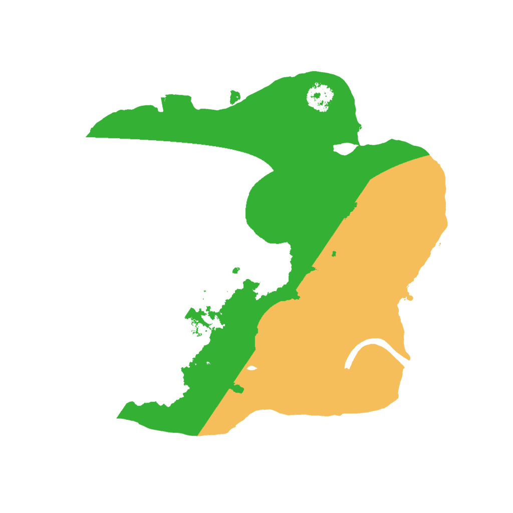 Biome Rust Map: Procedural Map, Size: 2000, Seed: 1837557061