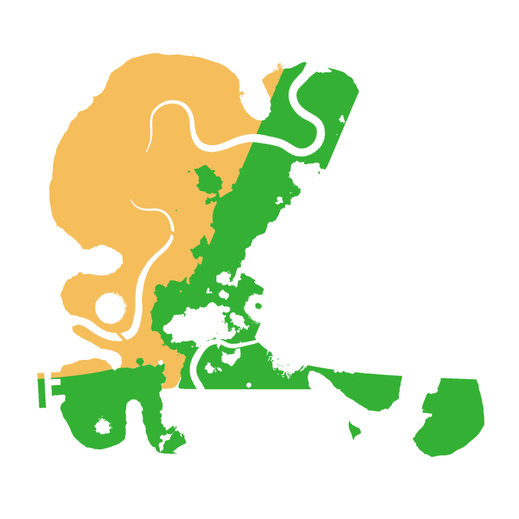 Biome Rust Map: Procedural Map, Size: 3000, Seed: 1976687833