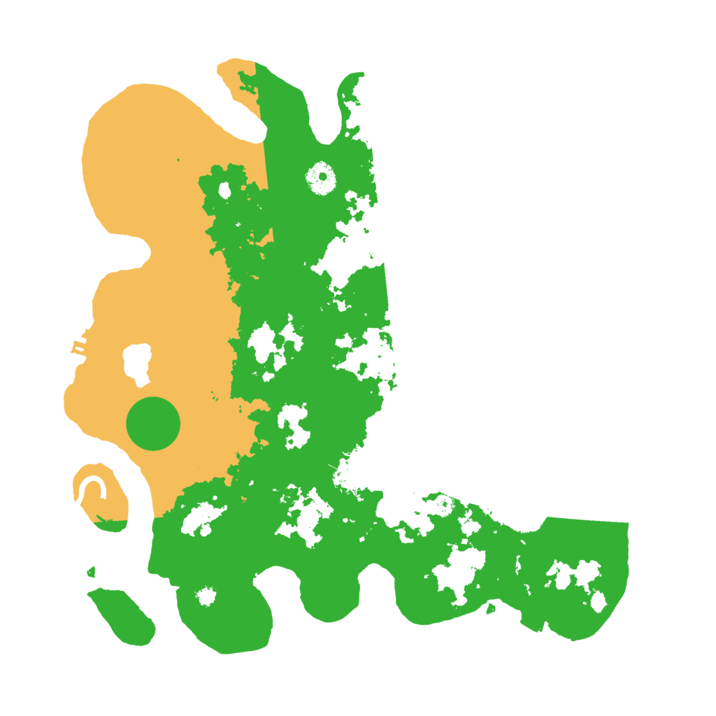 Biome Rust Map: Procedural Map, Size: 3500, Seed: 986879738
